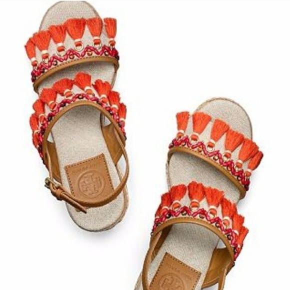 Tory Burch Shoes - Tory Burch Niyah Espadrille Bohemain Wedge 6.5